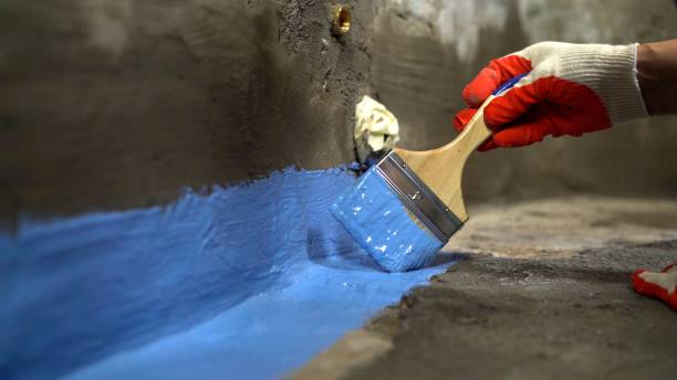 Commercial Waterproofing project at a Dearborn, MI business property by SJ Waterproofing Pros